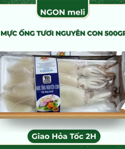 MỰC ỐNG NGUYÊN CON - 500gr - Gói