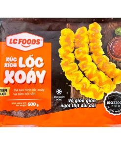 Xúc xích lốc xoáy tẩm bột LC 600g 12G - Gói