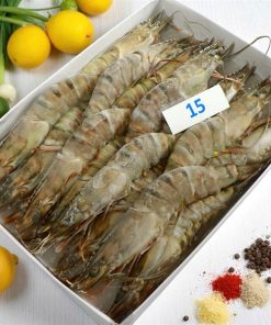 Tôm sú nguyên con size 15 (15con/hộp) - Gói