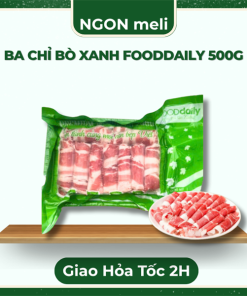 Ba chỉ bò Xanh FoodDaily 500g