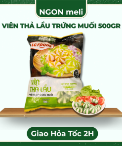 VIÊN THẢ LẨU PHÔ MAI TRỨNG MUỐI (40 GÓI/THÙNG) - Gói