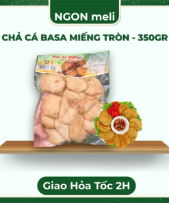 CHẢ CÁ BASA THÌ LÀ MIẾNG TRÒN - 350gr - Gói