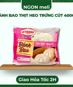 BÁNH BAO NHÂN THỊT TRỨNG CÚT LC 400G 4C - Gói