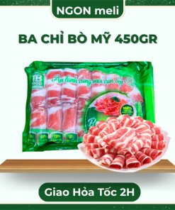 Ba chỉ bò Mỹ cuộn TBF NEW