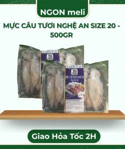 MỰC CÂU TƯƠI NGHỆ AN size 20 - 500gr