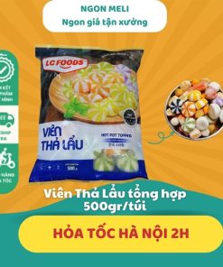 VIÊN THẢ LẨU Tổng hợp 500G (40 GÓI/THÙNG)