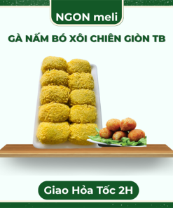 Gà nấm bó xôi chiên giòn TB